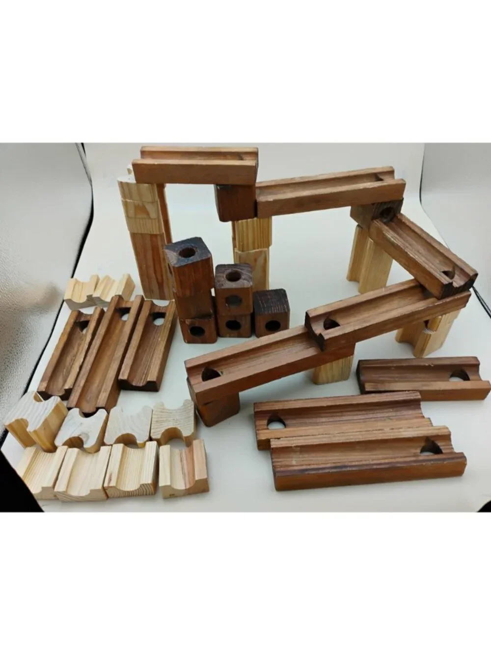 Duluth Trading Co Wooden Marble Maze Toy Set 100% Hardwood Non-Toxic Ages 5+